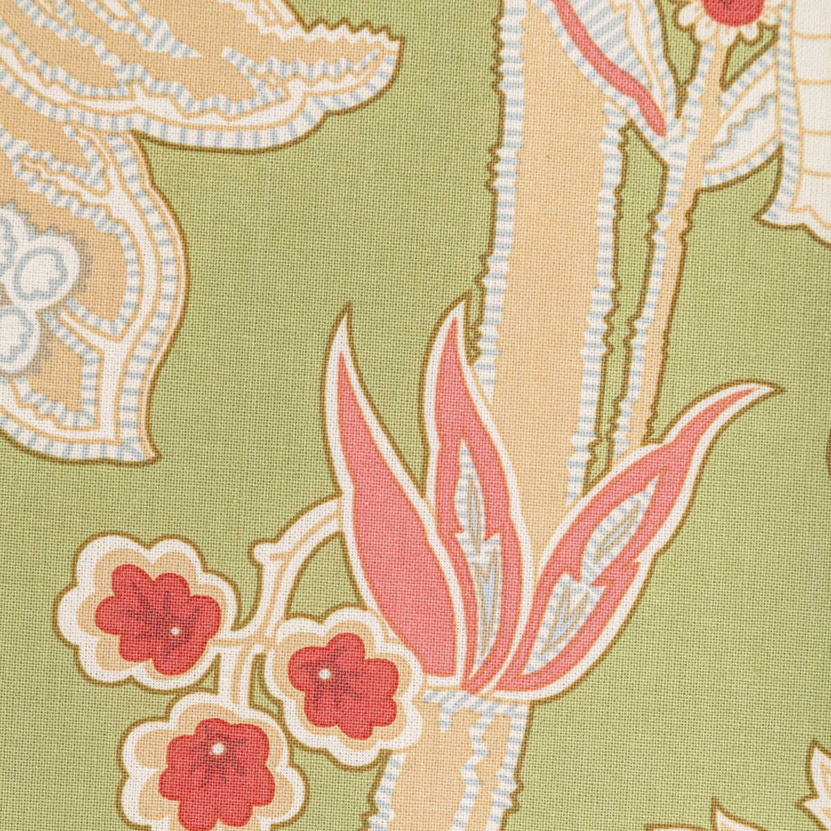 Seychelles Cotton Print - Leaf - BRUNSCHWIG & FILS Fabric