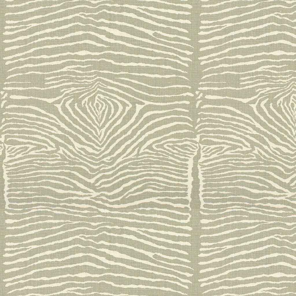 Br79168110 Le Zebre Linen Print Pewter Brunschwig Fils Fabric