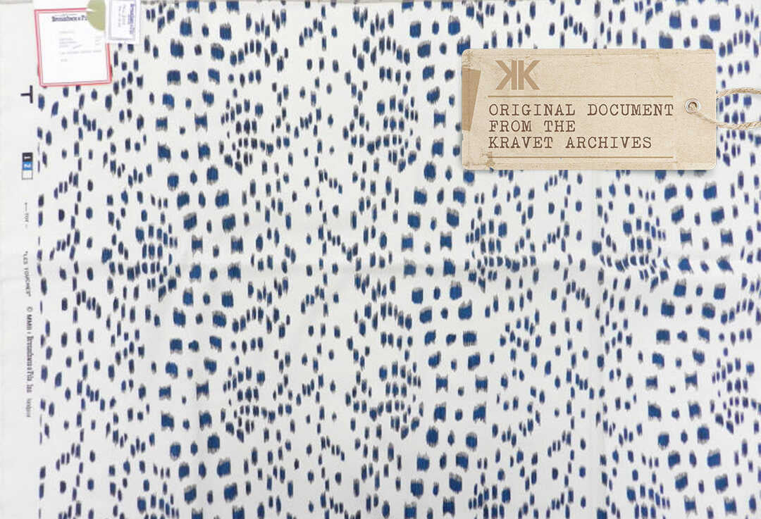 Les Touches Cotton Print - Red - BRUNSCHWIG & FILS Fabric