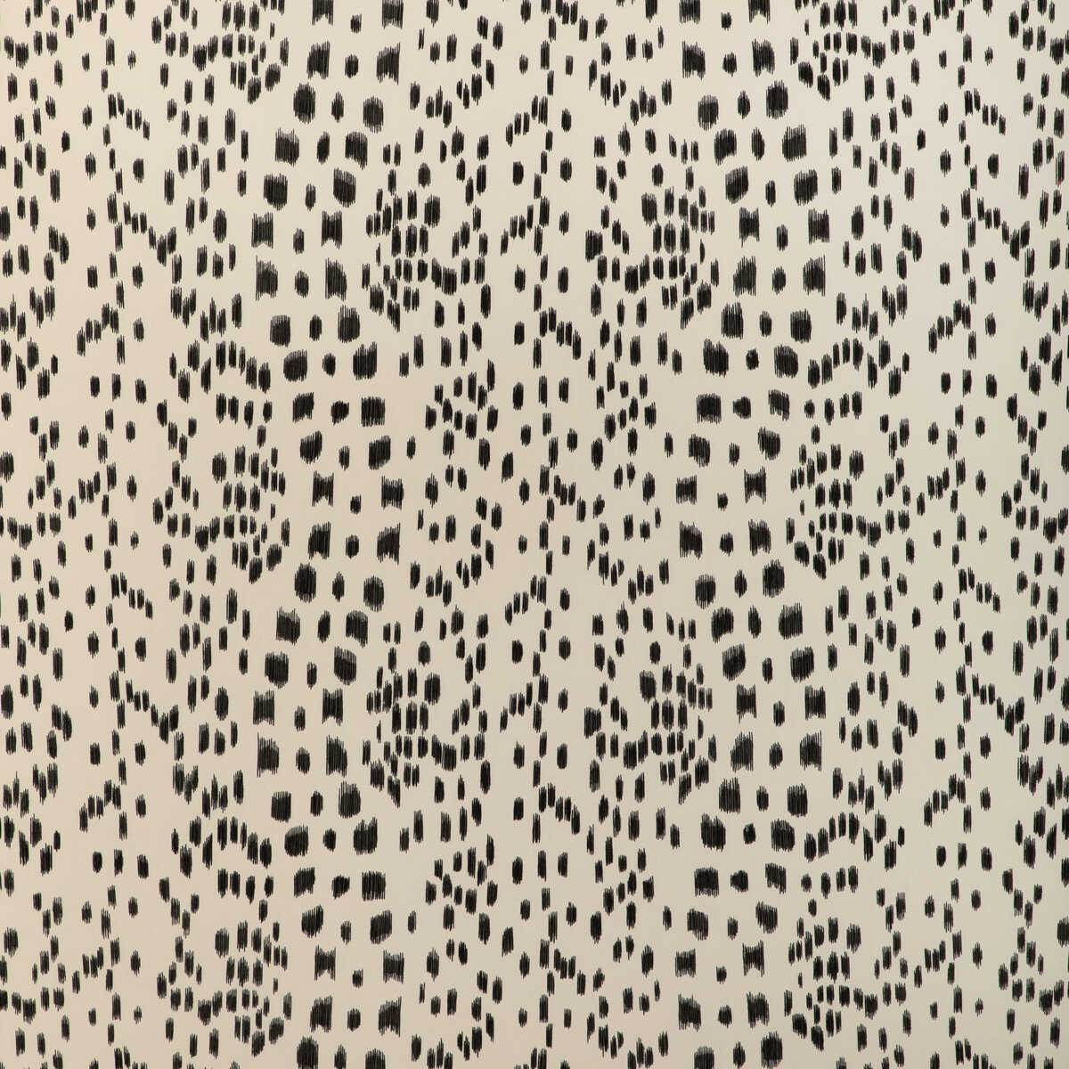Les Touches Cotton Print - Black - BRUNSCHWIG & FILS Fabric