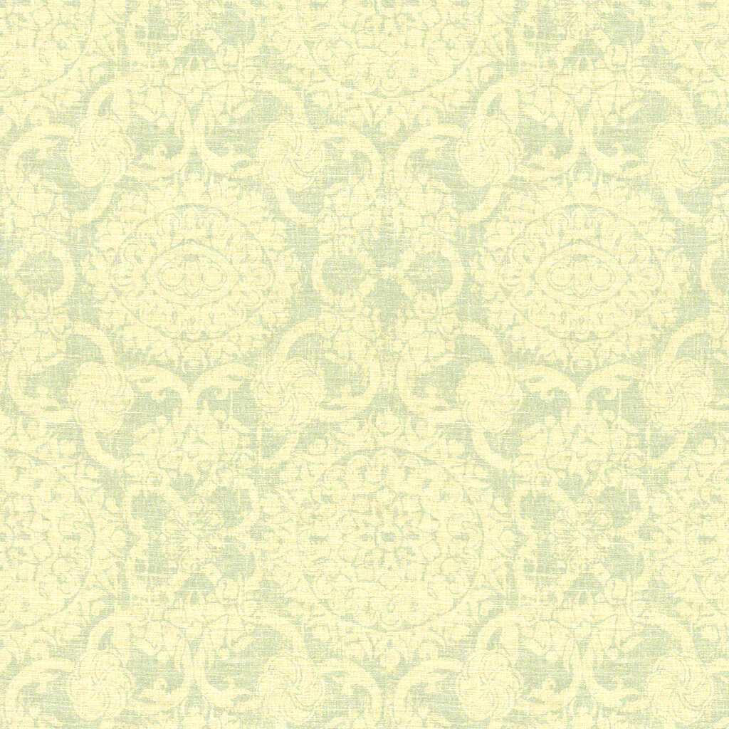 Marquesas Linen Print - Sea - BRUNSCHWIG & FILS Fabric
