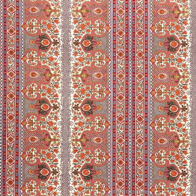 Digby S Tent Linen & Cotton Print - Coral