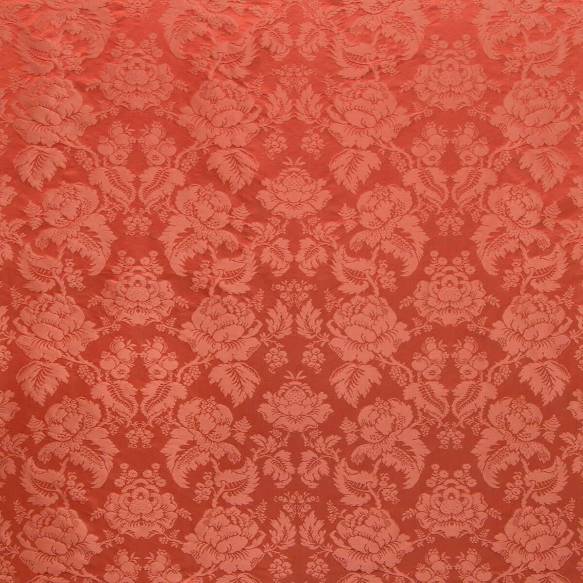 Moulins Damask - Pepper Red - BRUNSCHWIG & FILS Fabric
