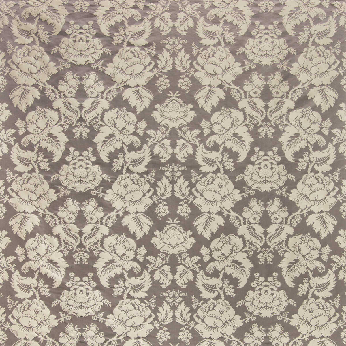 Moulins Damask - Charcoal - BRUNSCHWIG & FILS Fabric