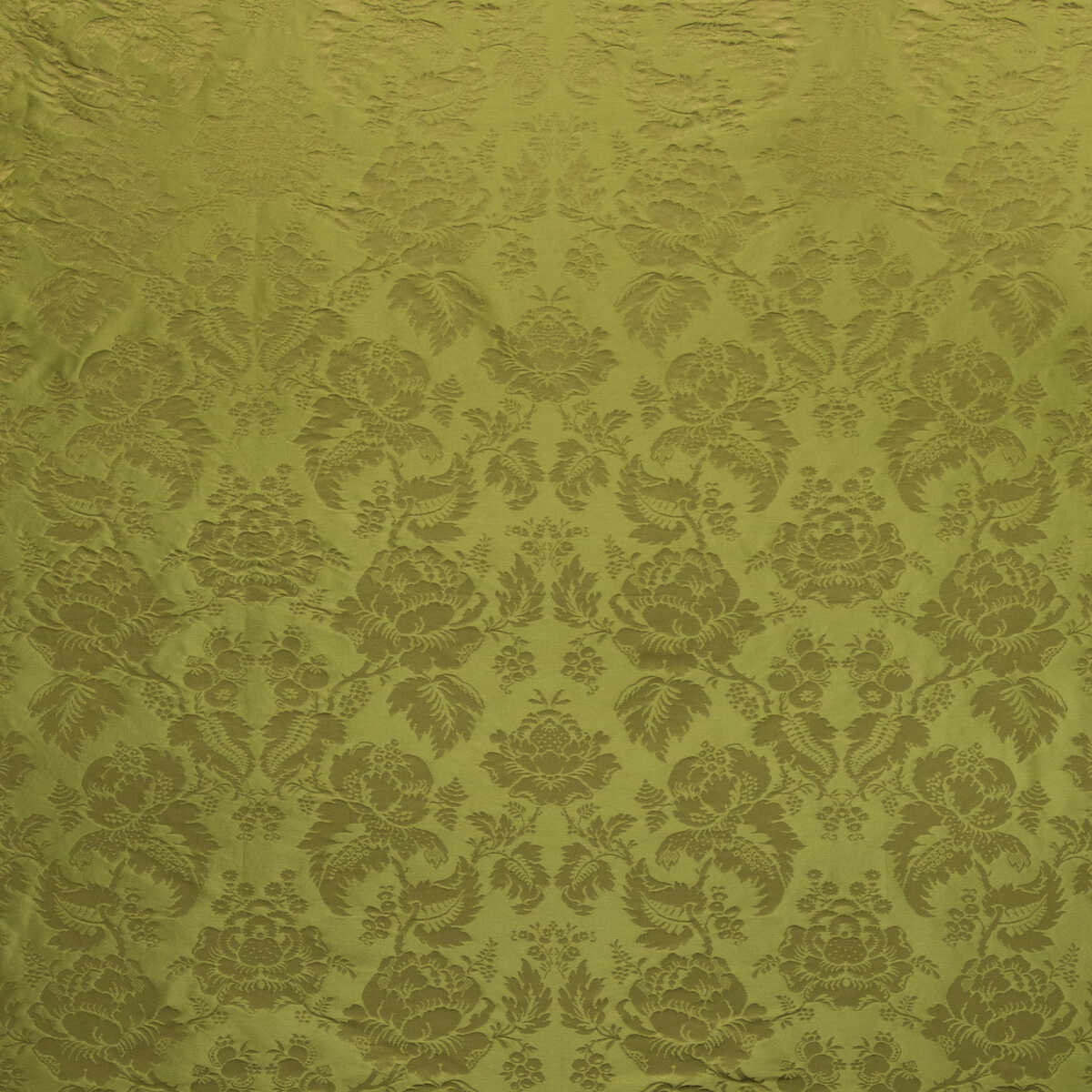 Moulins Damask - Olive - BRUNSCHWIG & FILS Fabric