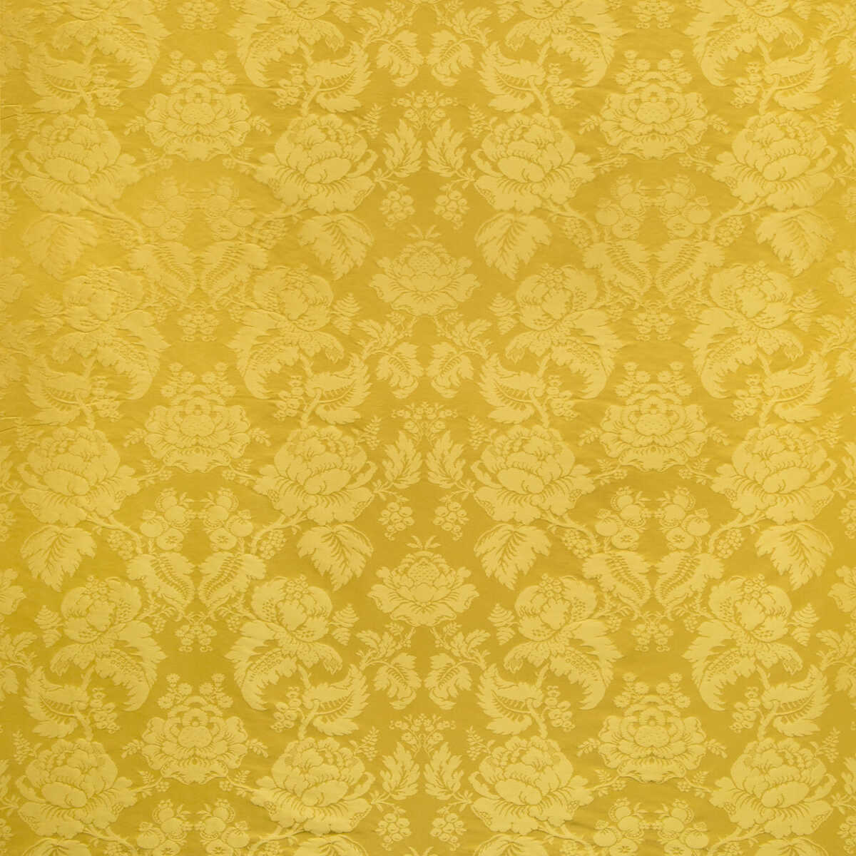 Moulins Damask - Canary - BRUNSCHWIG & FILS Fabric