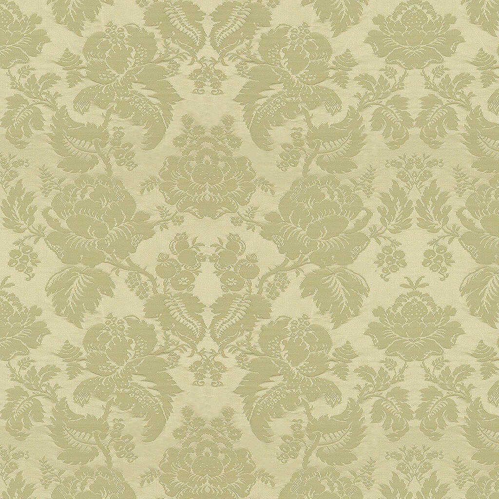 Moulins Damask - Gris - BRUNSCHWIG & FILS Fabric