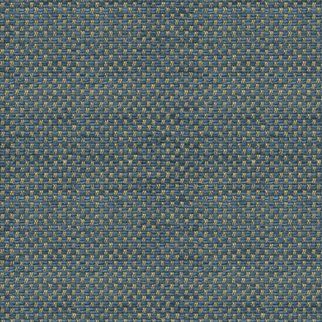 Yorke Chenille - Deep Blue/Beige - BRUNSCHWIG & FILS Fabric