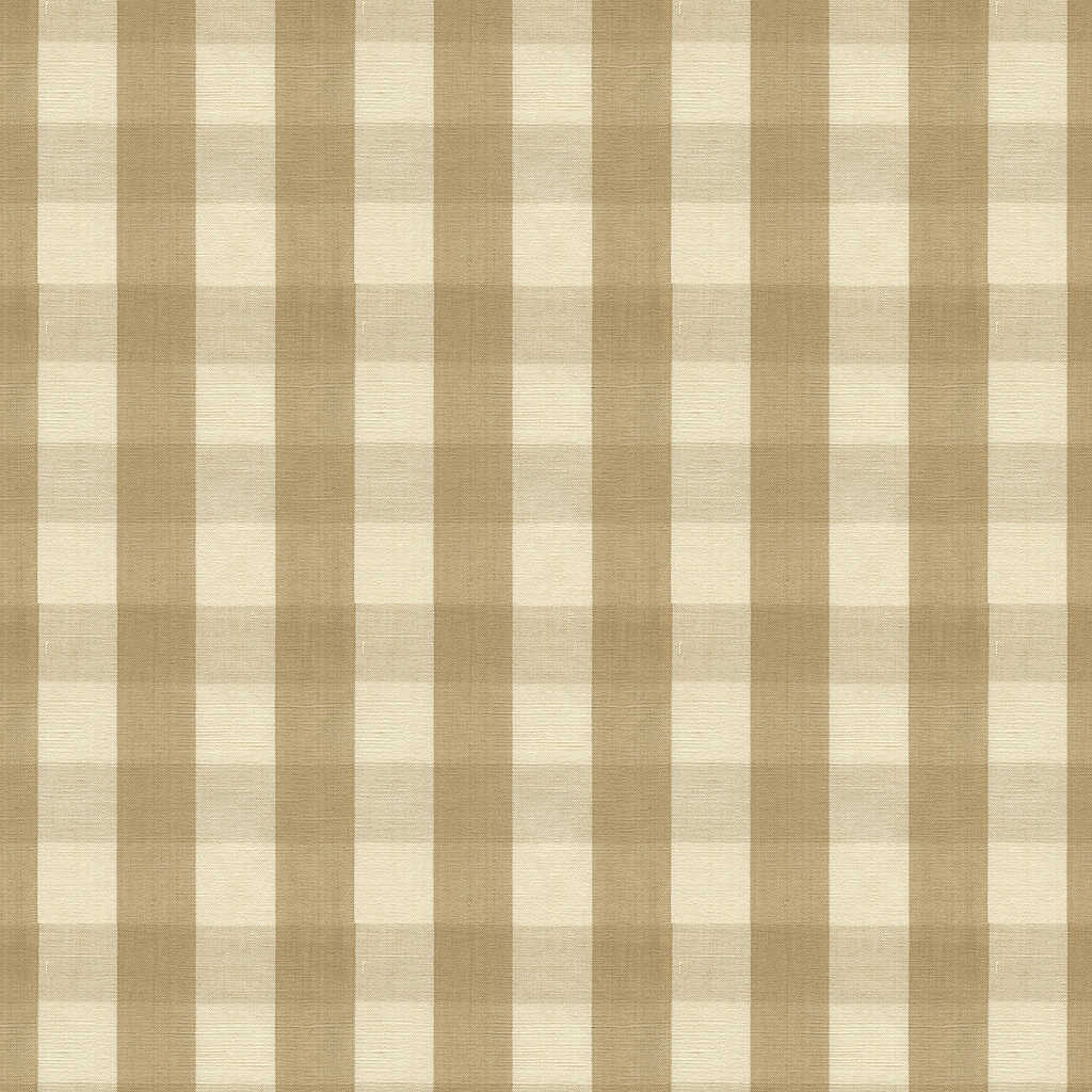 Carsten Check - Tan - BRUNSCHWIG & FILS Fabric