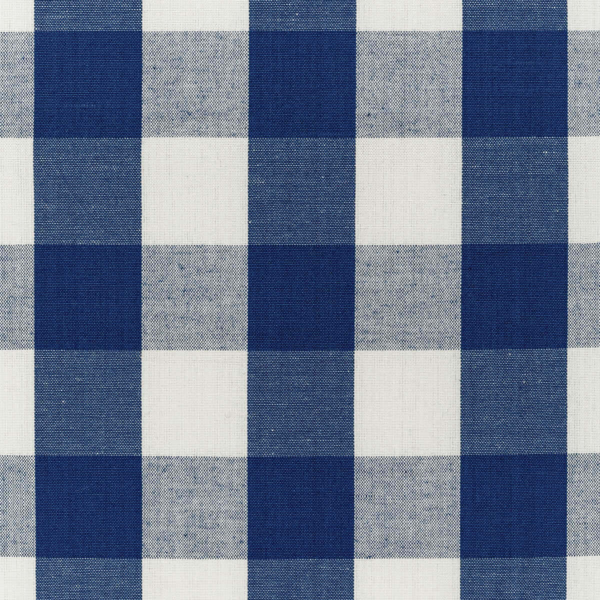 Carsten Check - Navy - BRUNSCHWIG & FILS Fabric