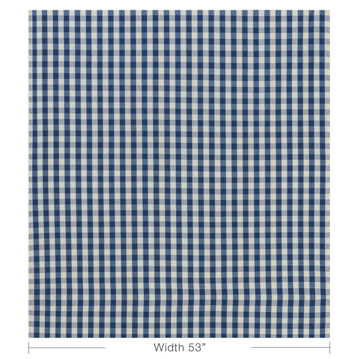 Carsten Check - Navy - BRUNSCHWIG & FILS Fabric