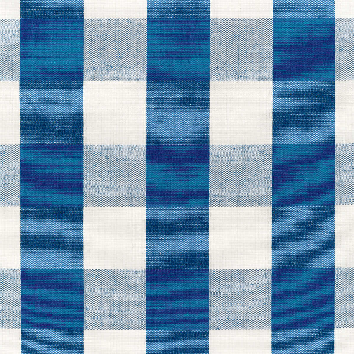 Carsten Check - Blue - BRUNSCHWIG & FILS Fabric