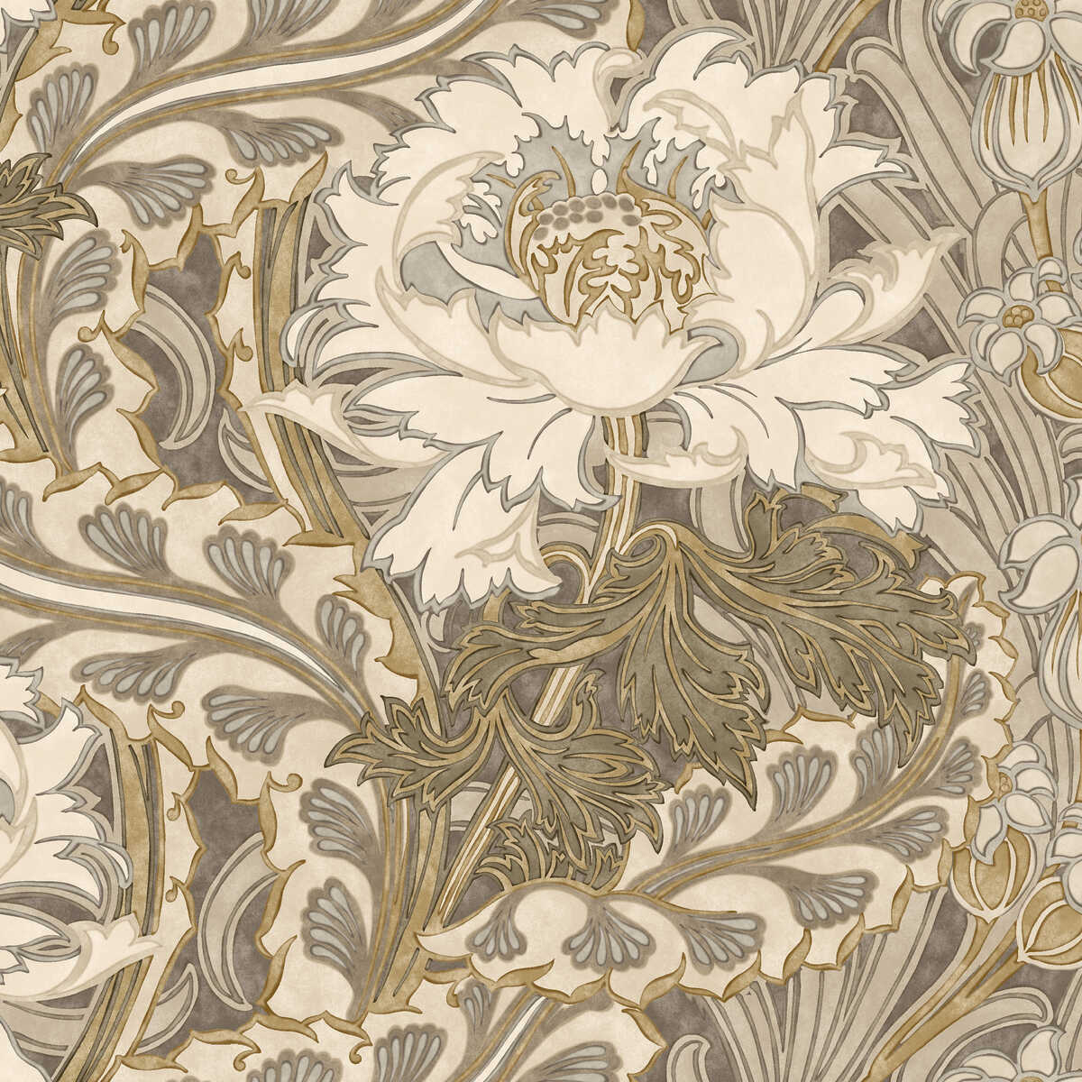 Brantwood - Woodsmoke - G P & J BAKER Wallpaper