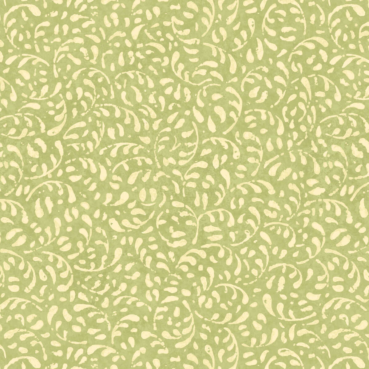 Tansy - Green - G P & J BAKER Wallpaper
