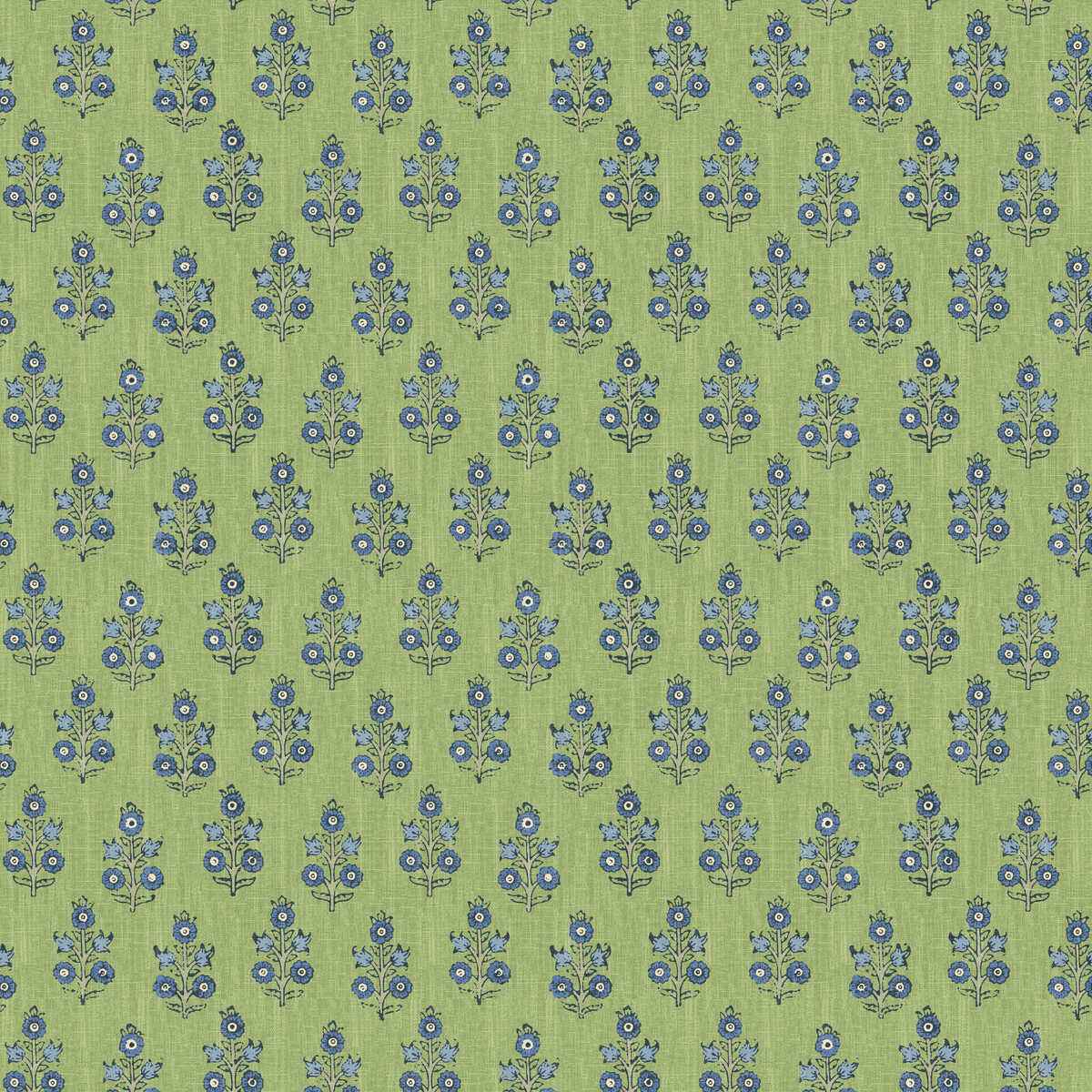 Bw4511710 Poppy Sprig Green Blue G P J Baker Wallpaper