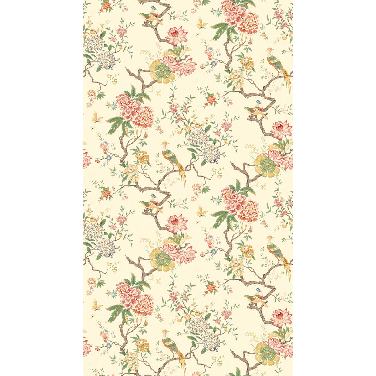 Oriental Bird - Blossom - G P & J BAKER Wallpaper