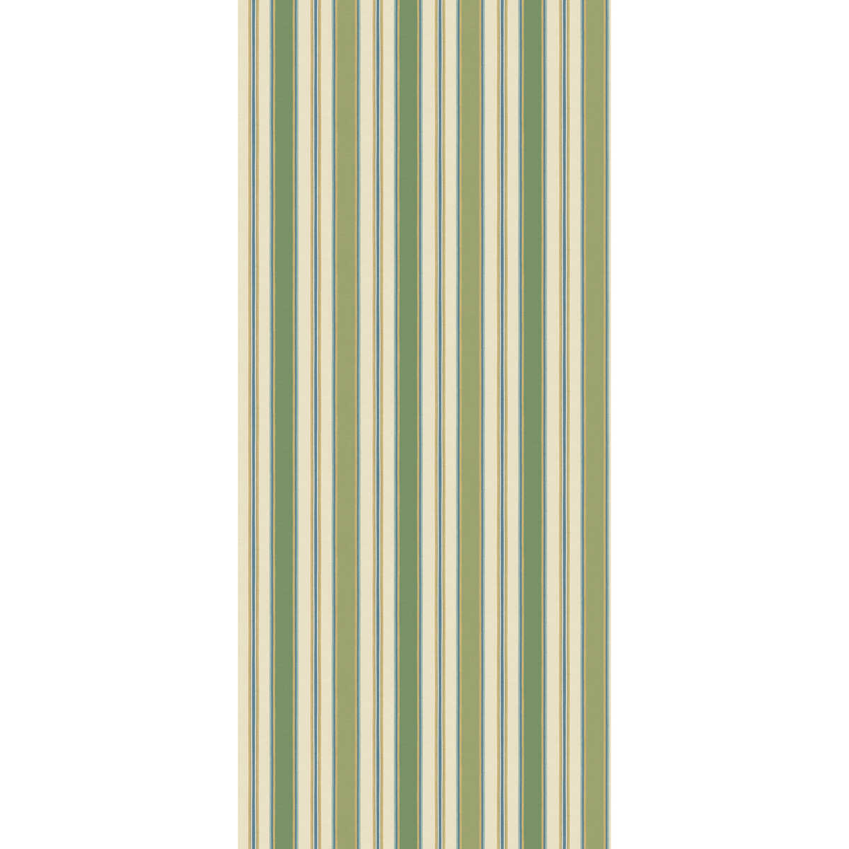 Melbourne Stripe - Green/Blue - G P & J BAKER Wallpaper