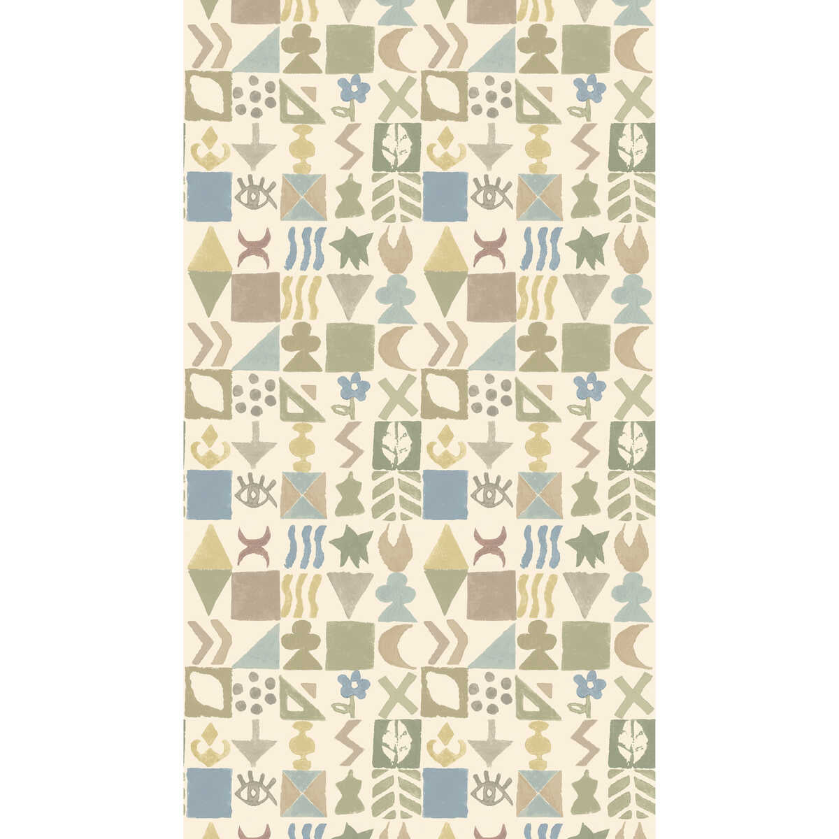 Potato Print - Sage - G P & J BAKER Wallpaper