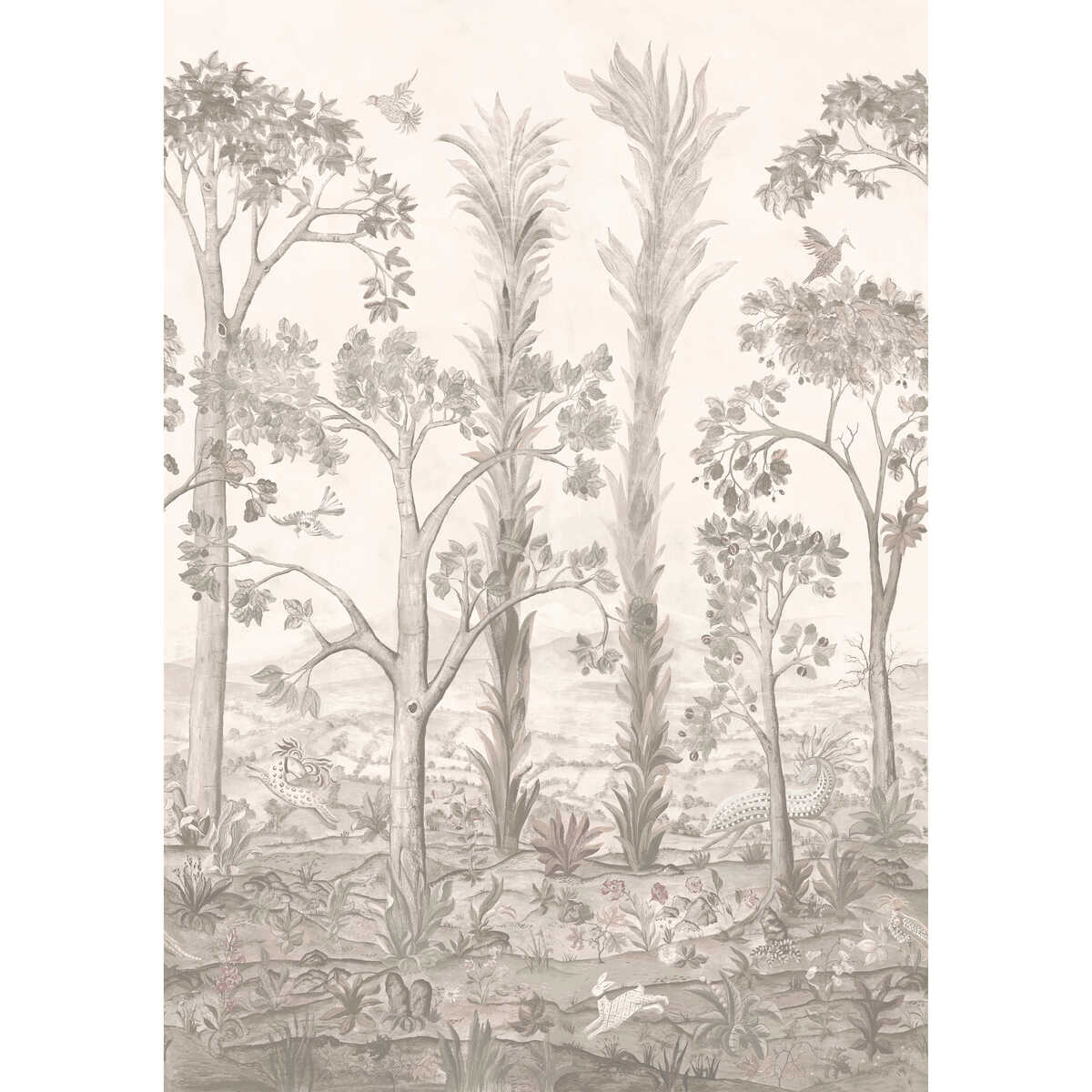 Tall Trees - Sepia - G P & J BAKER Wallpaper