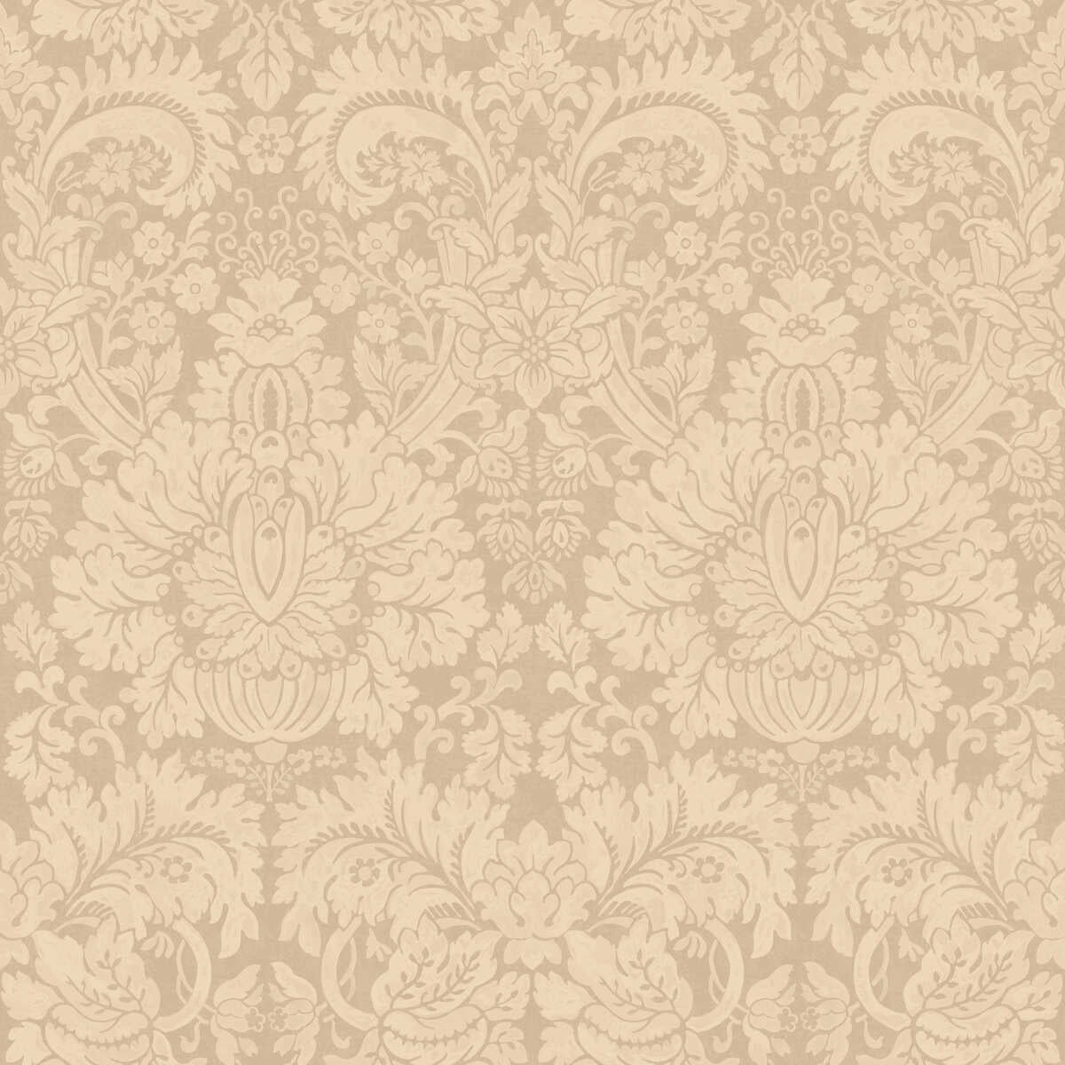 Queen'S Damask - Marble - G P & J BAKER Wallpaper