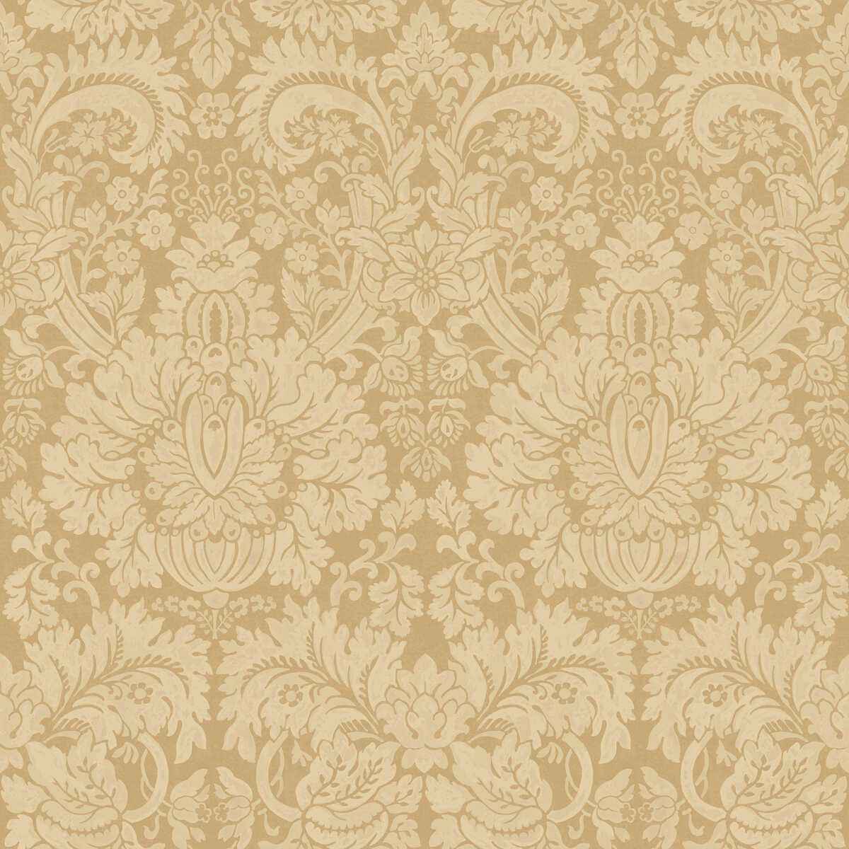 Bw4514650 Queen S Damask Parchment G P J Baker Wallpaper