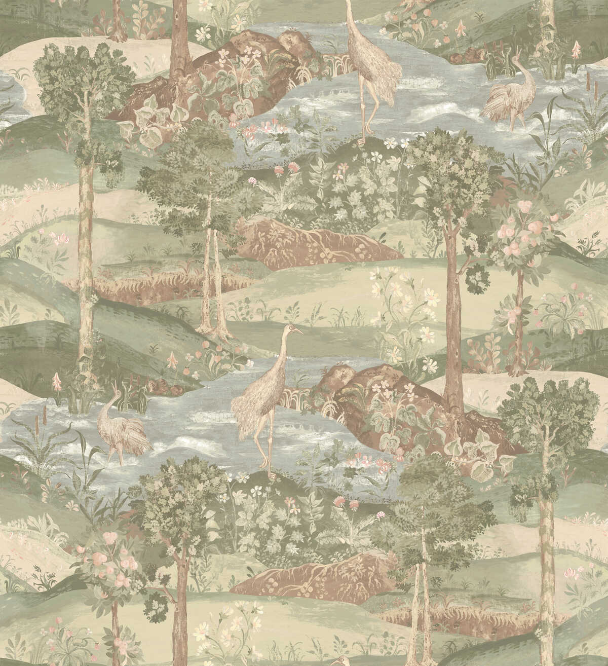 Palace Tapestry - Antique - G P & J BAKER Wallpaper