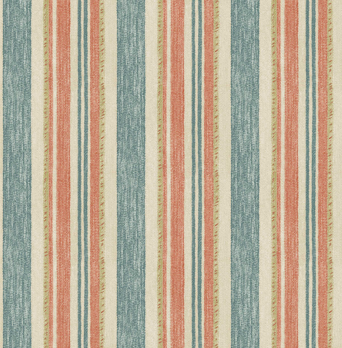 Cloudline - Teal/Spice - G P & J BAKER Wallpaper