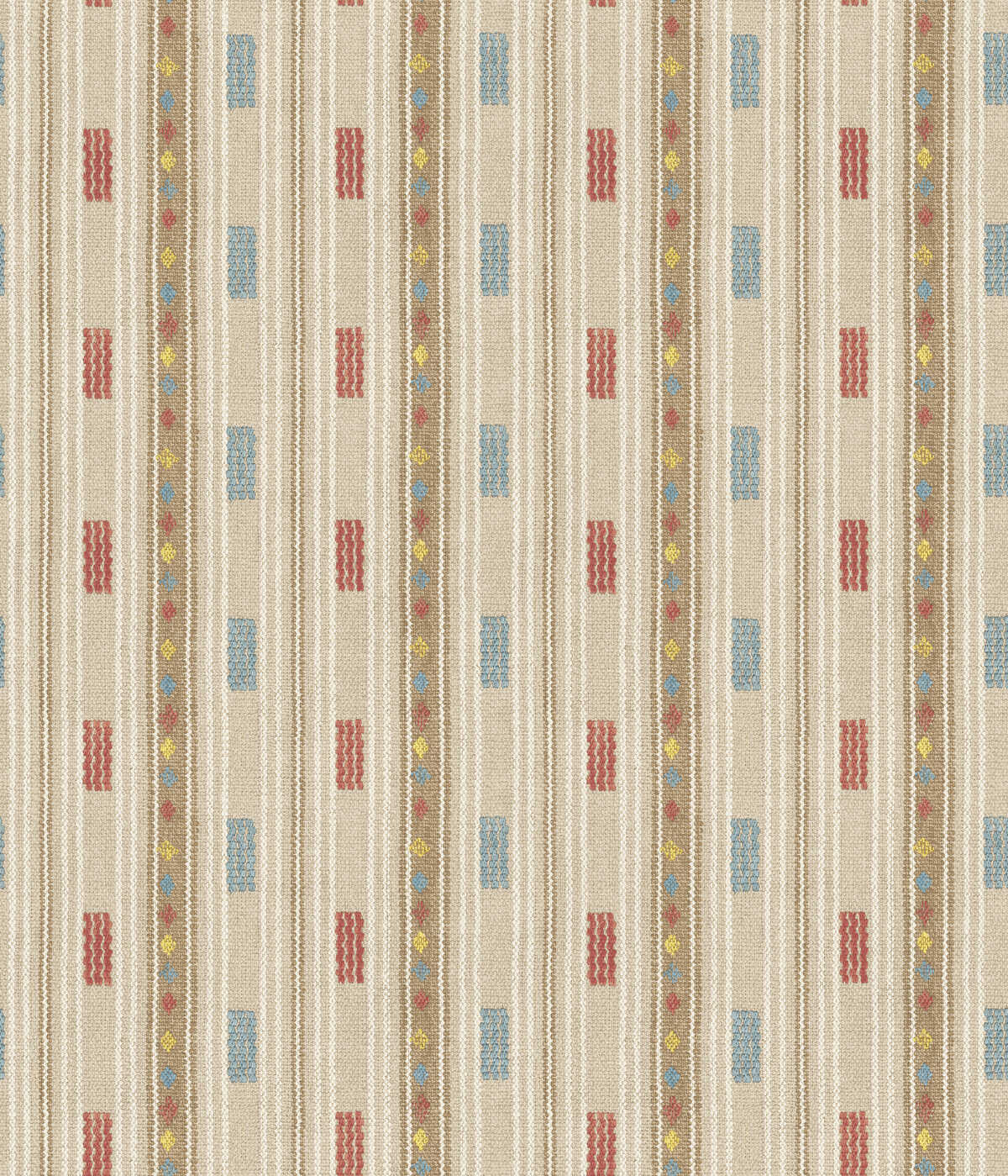 Tradewind - Red/Blue - G P & J BAKER Wallpaper