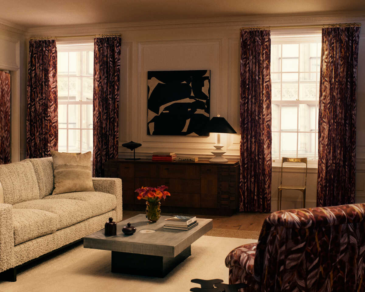 Caspia - Mulberry - KRAVET COUTURE Fabric