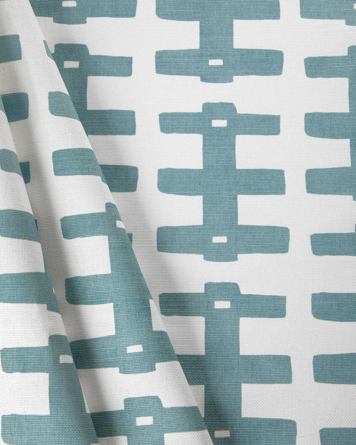 Bridge - Denim/Oyster - CAROLINE CECIL TEXTILES Fabric