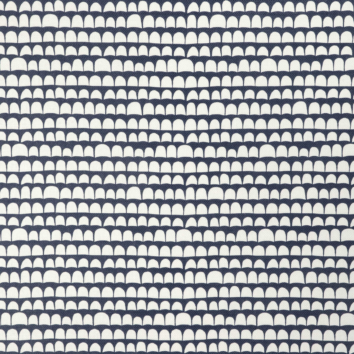 Hannu - Dark Navy/Oyster - CAROLINE CECIL TEXTILES Fabric