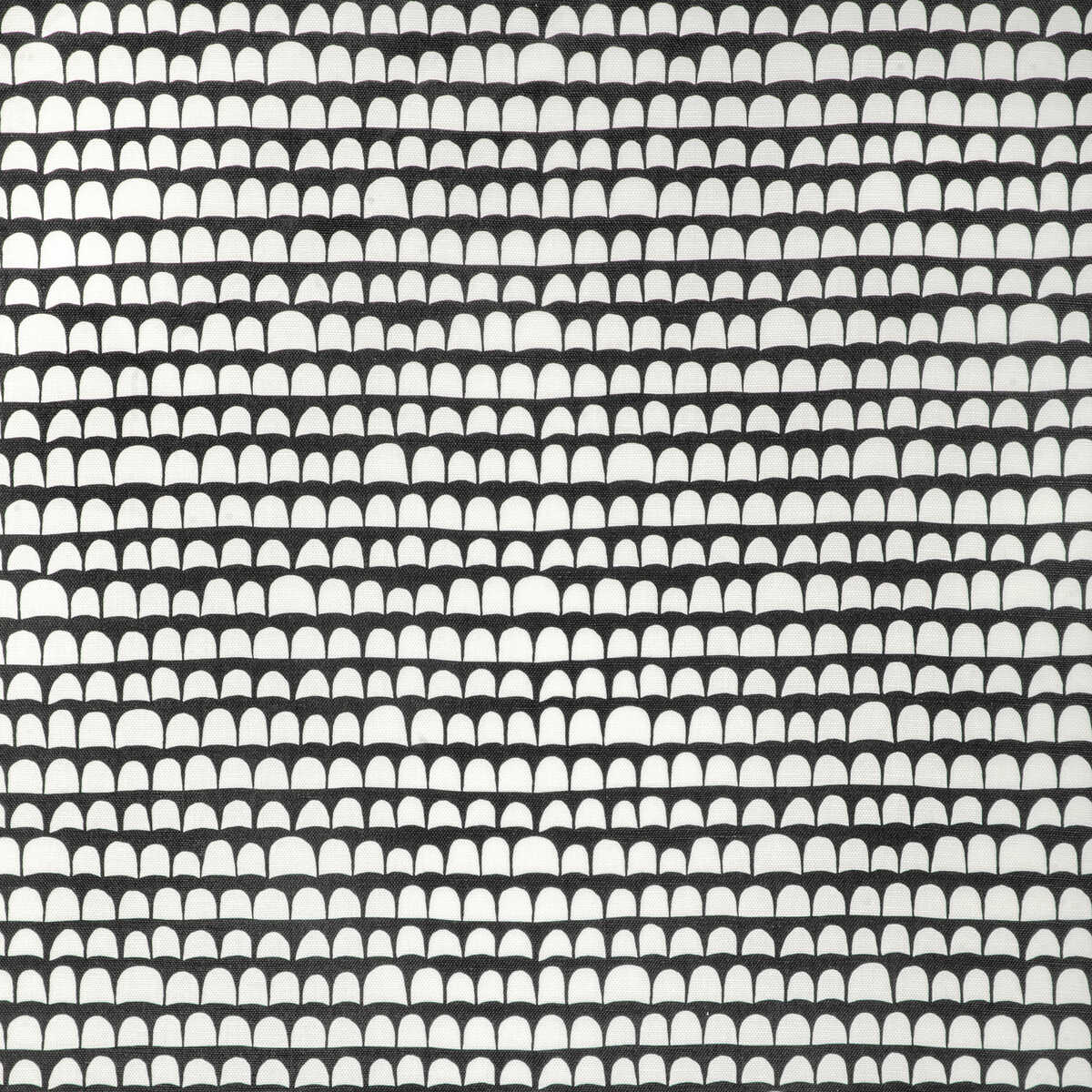 Hannu - Black/Ecru - CAROLINE CECIL TEXTILES Fabric