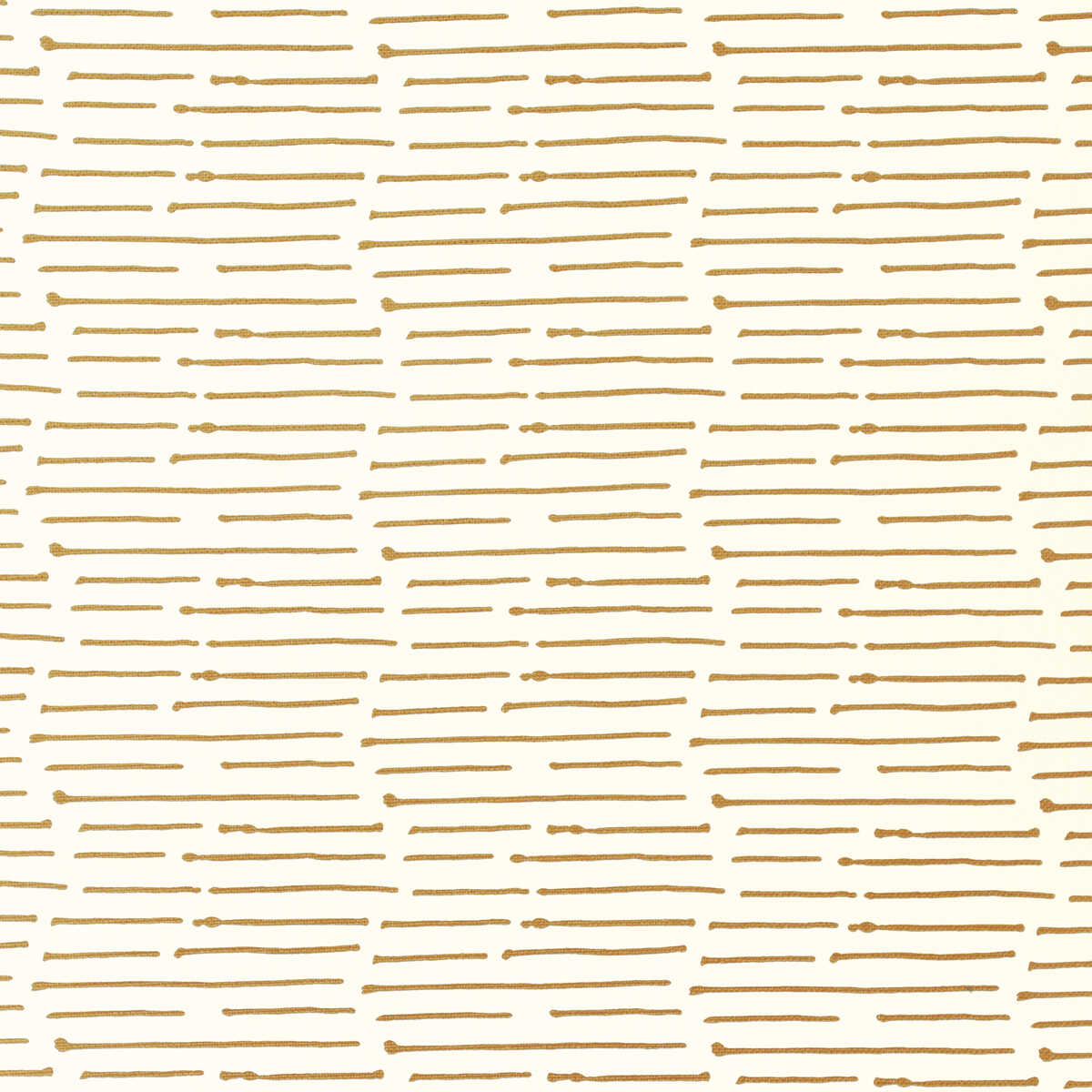 Ink Stripe - Cognac/Oyster - CAROLINE CECIL TEXTILES Fabric