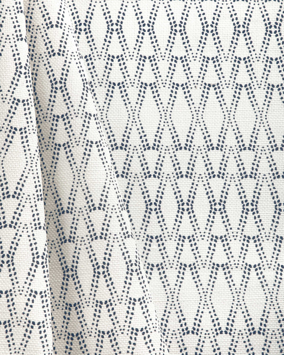 Ketut - Dark Navy/Oyster - CAROLINE CECIL TEXTILES Fabric