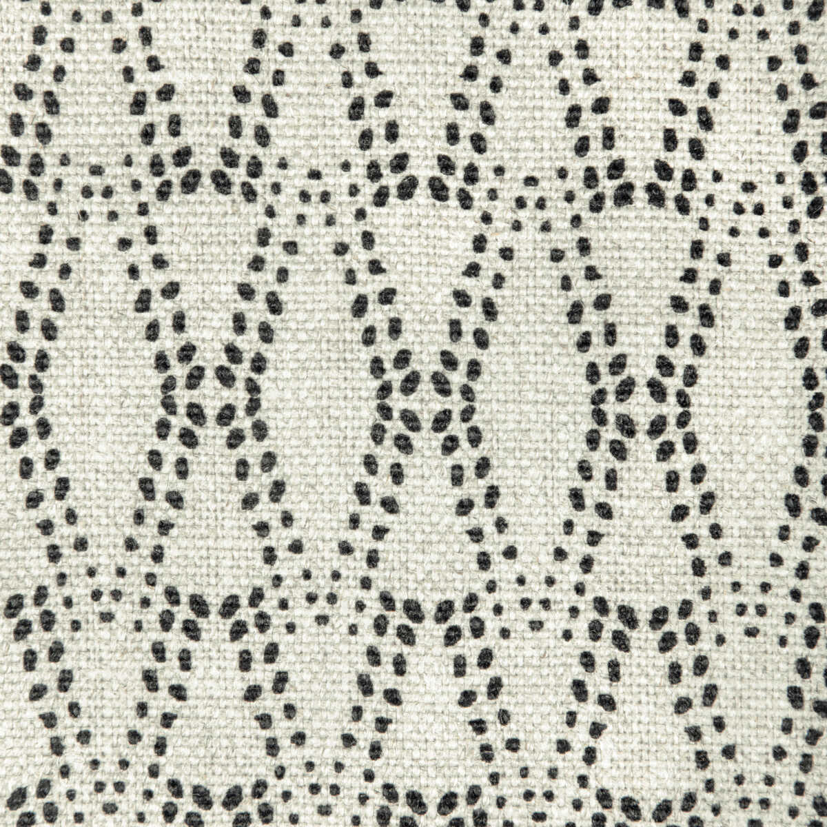 Ketut - Black/Natural - CAROLINE CECIL TEXTILES Fabric