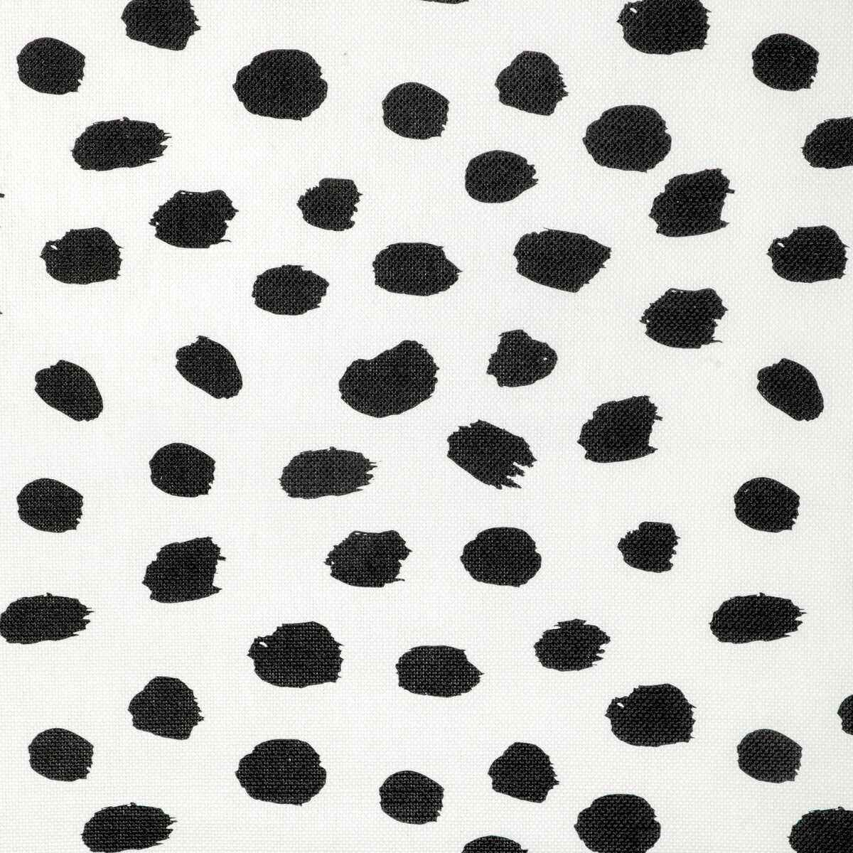Ccf23348160 Paint Dot Black Oyster Caroline Cecil Textiles Fabric