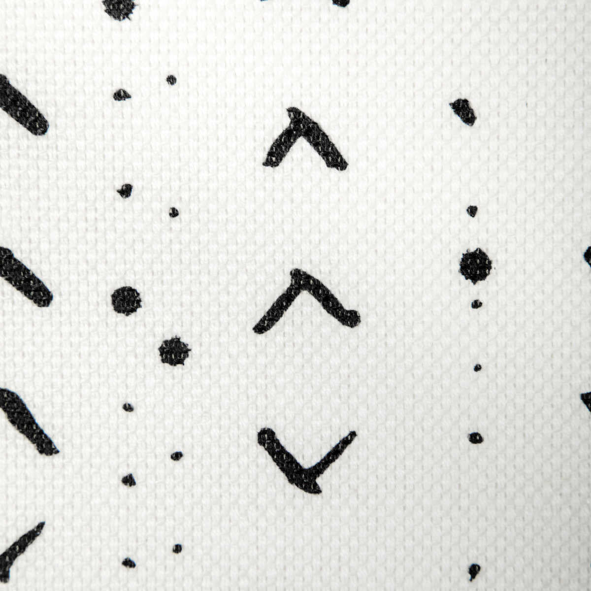 Titik - Black/Oyster - CAROLINE CECIL TEXTILES Fabric