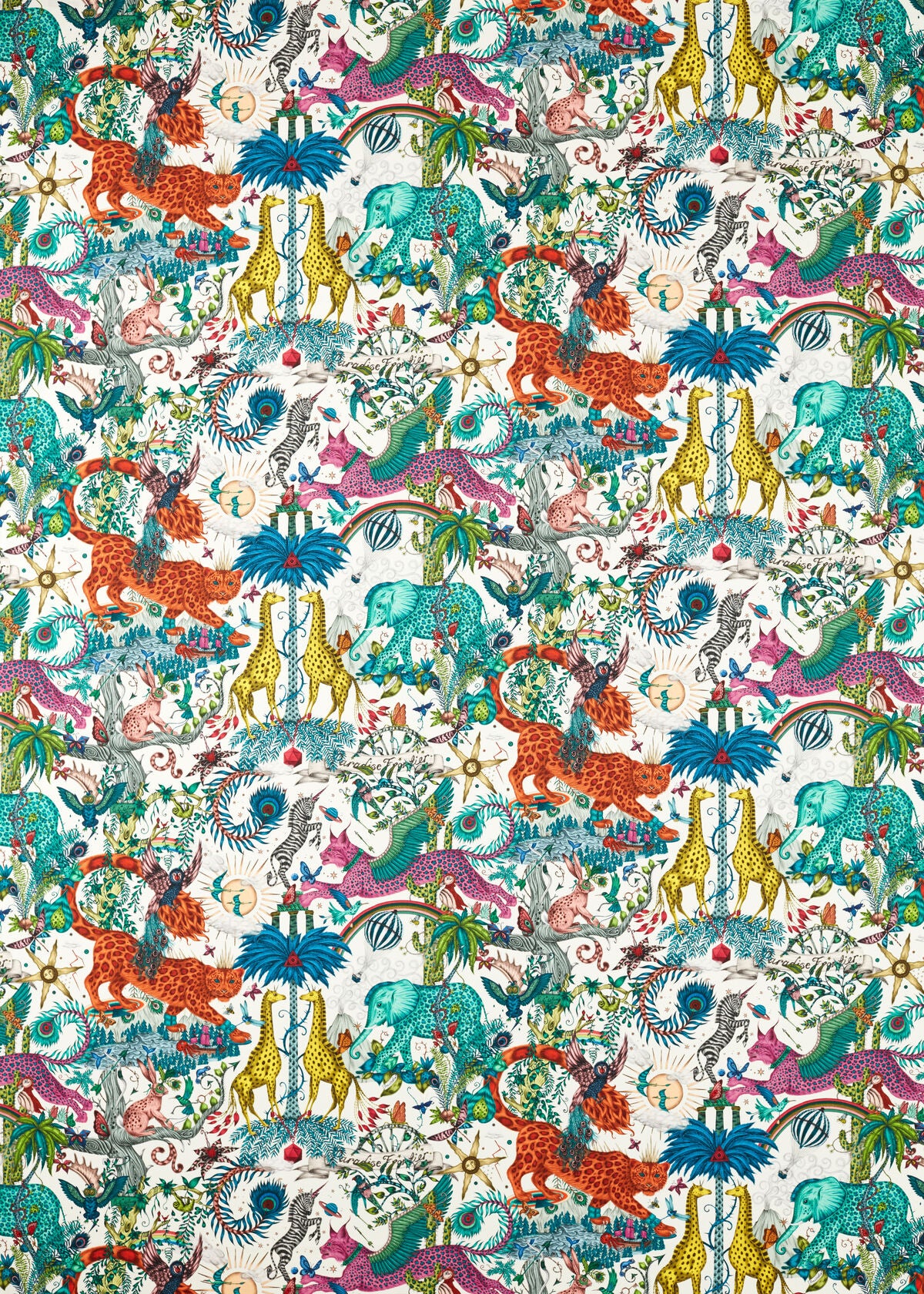 Paradise Lost - Ivory - Clarke And Clarke Fabric