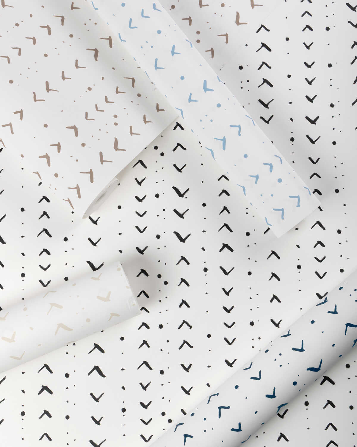 Titik Wp - Linen - CAROLINE CECIL TEXTILES Wallpaper