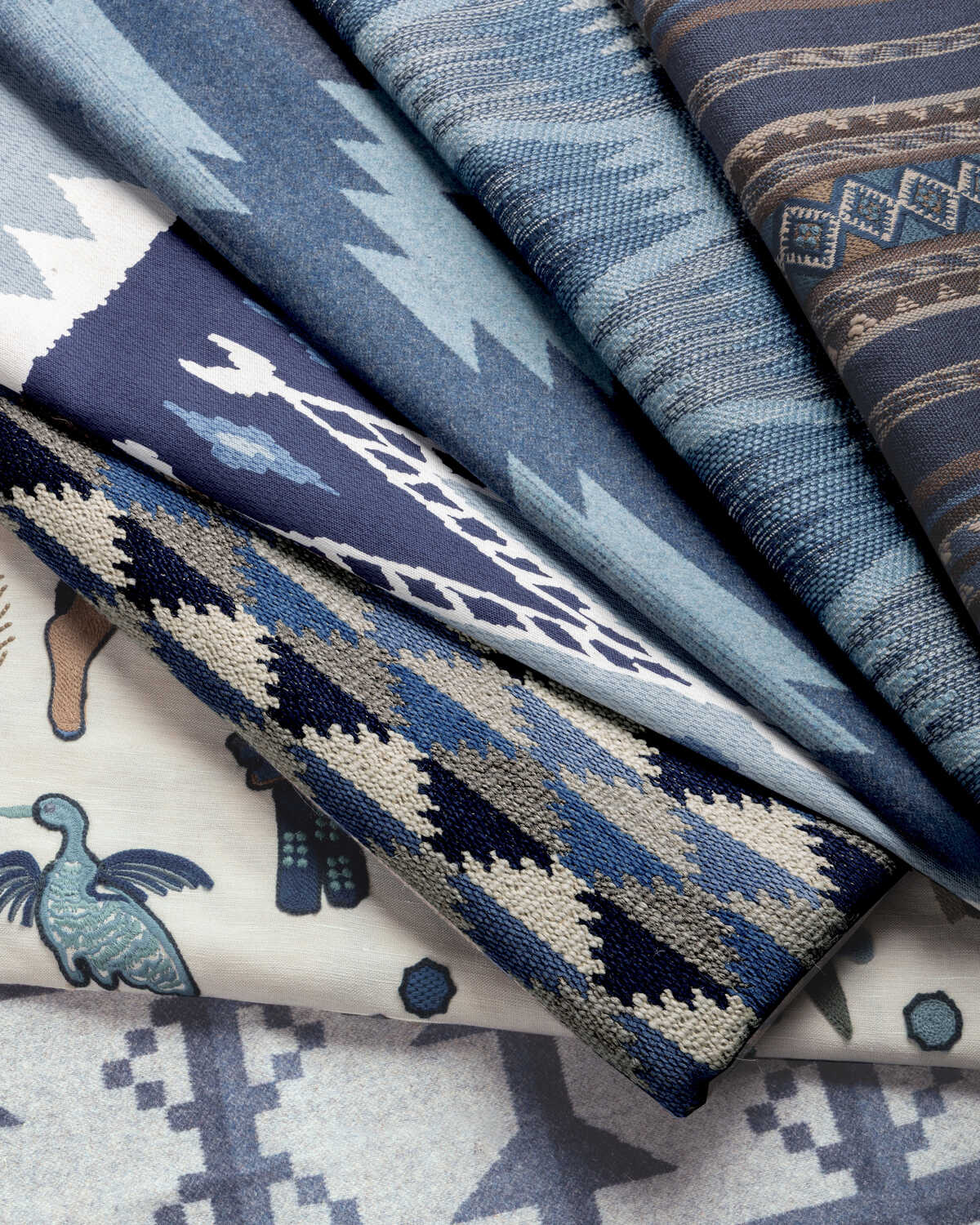 Cerritos - Indigo - KRAVET COUTURE Fabric