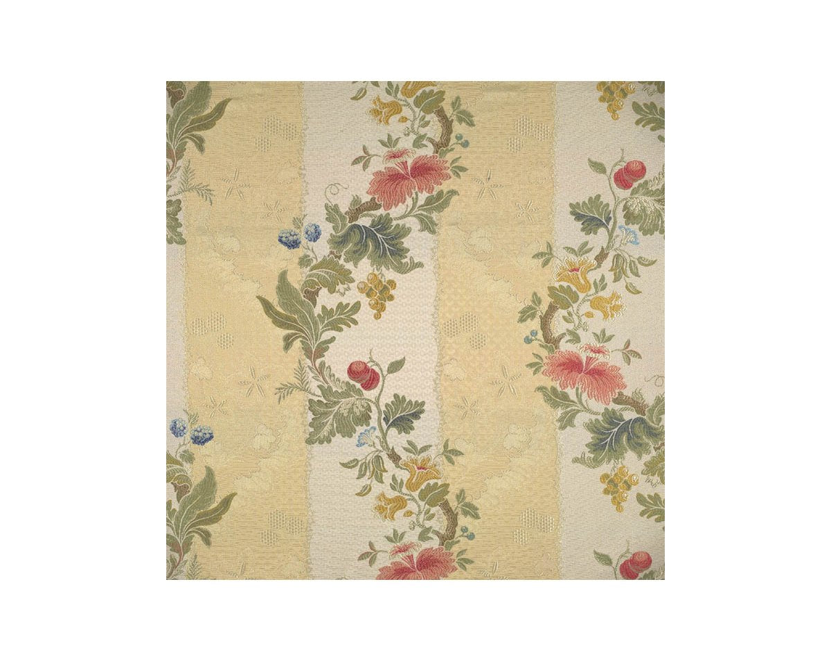 VILLA LANTE STRIPE MULTI ON JASMINE & BISQUE CL 26401 0001 by Colony Fabric