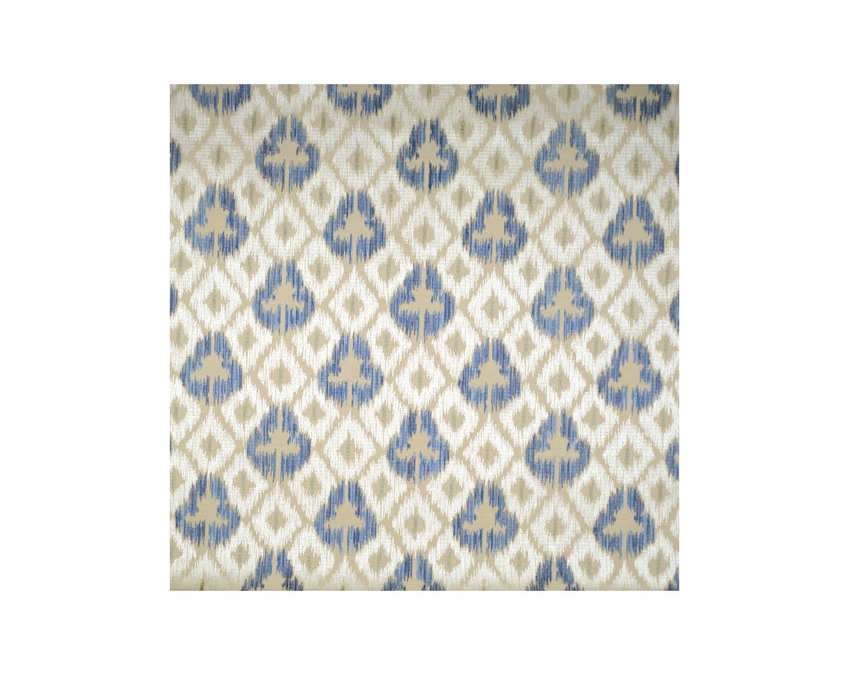 UNGHERESE ALLOVER MULTI BLUES & CREAMS CL 26417 0002 by Colony Fabric - Scalamandre Fabric