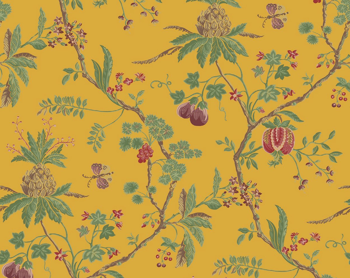 LA PEROUSE - WALLPAPER GIALLO CL WP26148 0002 by Colony Wallpaper - Scalamandre Wallpaper
