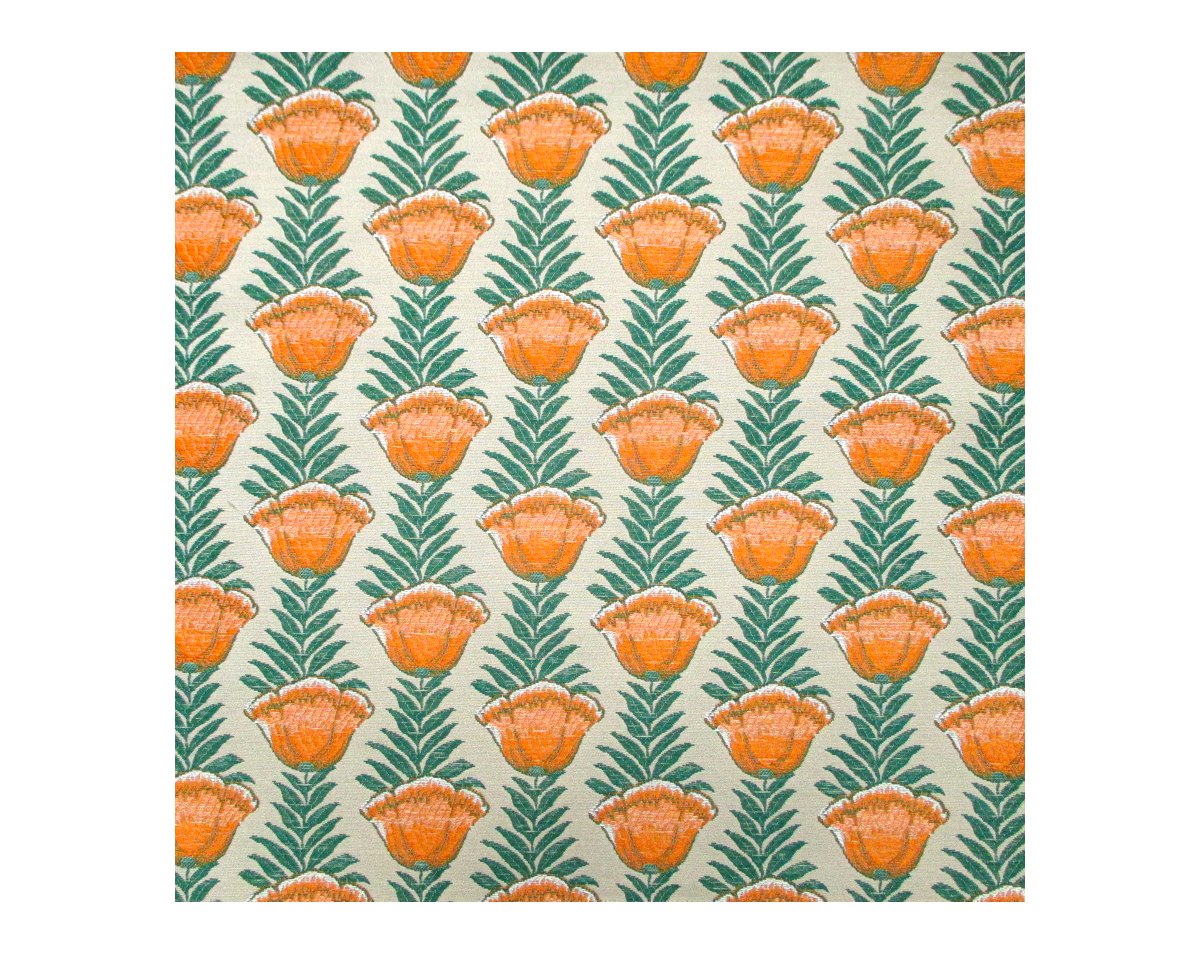 PAPAVERI ARANCIO CL 36448 0003 by Colony Fabric - Scalamandre Fabric