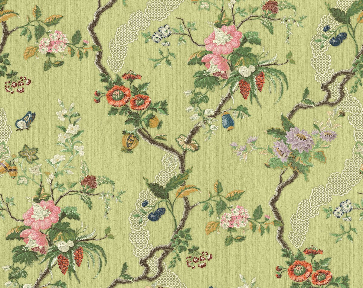APRILE - VINYL WALLCOVERING VERDE CL WP26728 0003 by Colony Wallpaper - Scalamandre Wallpaper