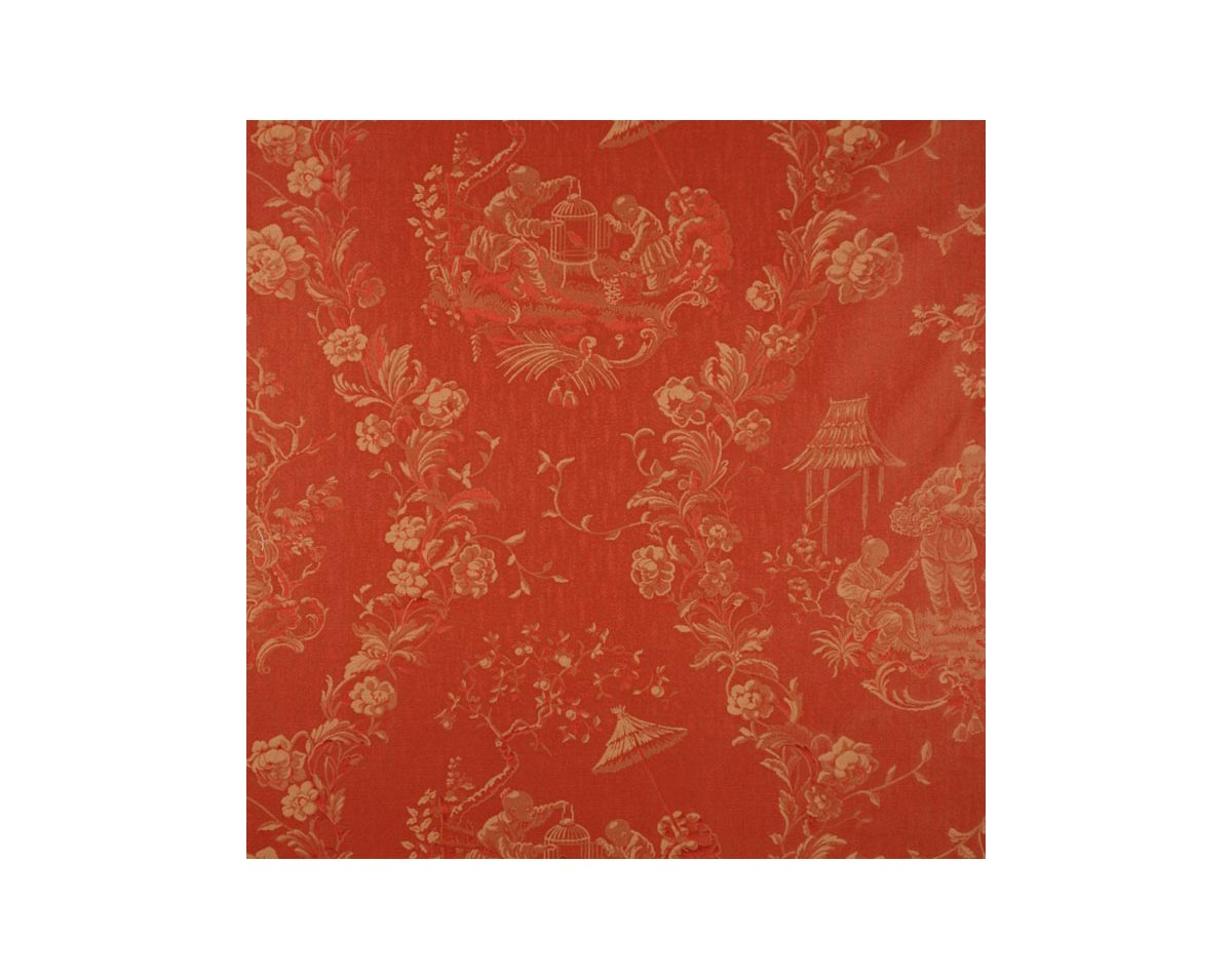 RACCONIGI ROSSO CL 26259 0004 by Colony Fabric - Scalamandre Fabric