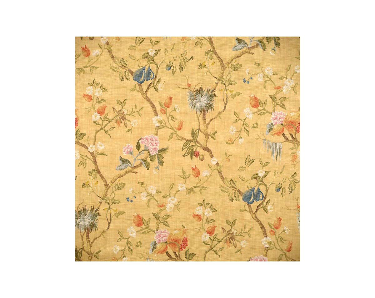 MELOGRANO MULTI ON ANTIQUE GOLD CL 26464 0004 by Colony Fabric - Scalamandre Fabric