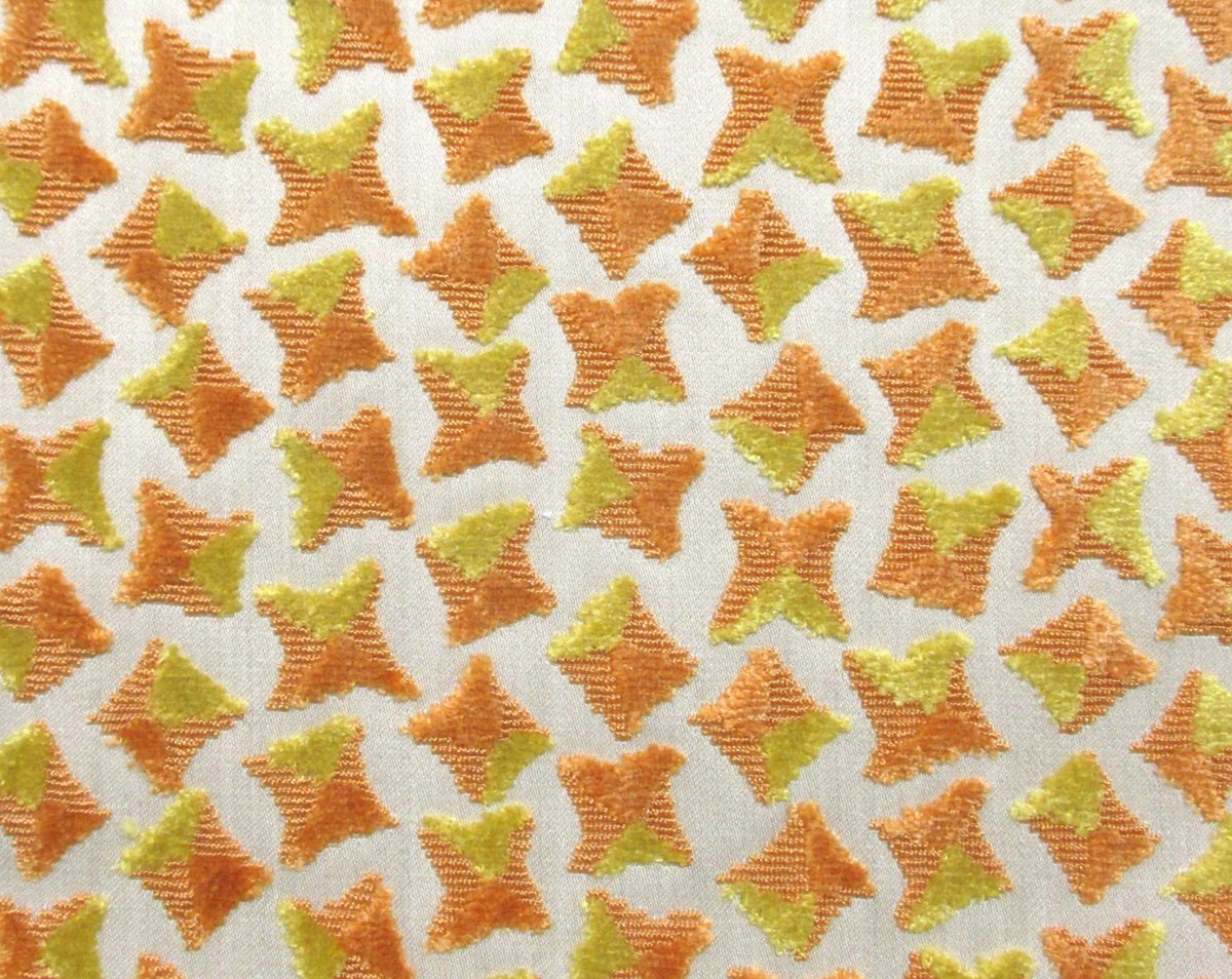 CORIANDOLI ARANCIO CL 36404 0004 by Colony Fabric