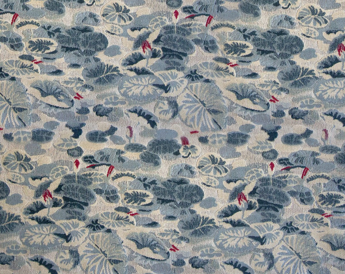 NINFEE GRIGIO AZZURRO CL 36443 0005 by Colony Fabric - Scalamandre Fabric
