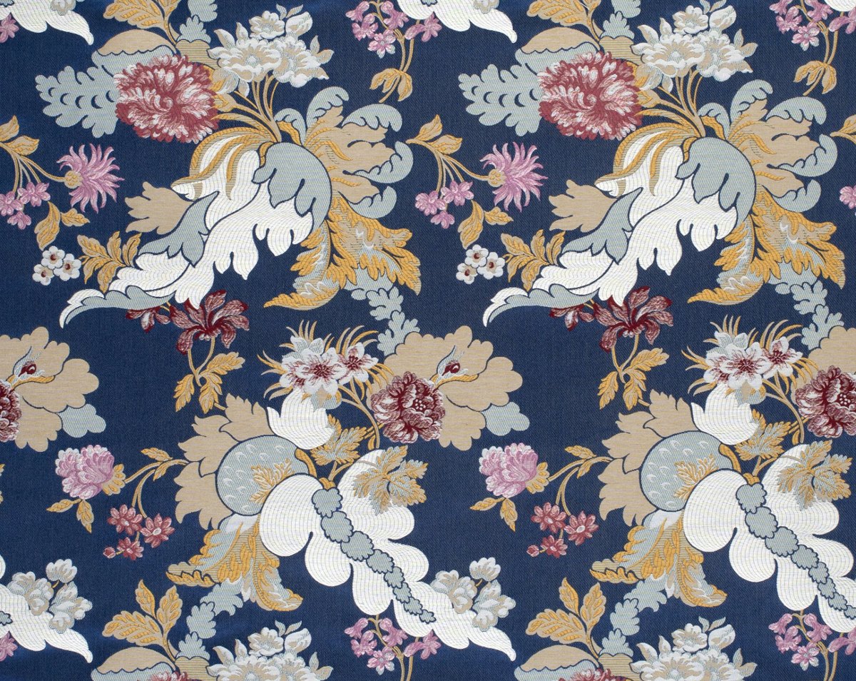 PALAZZO DORIA BLU CL 36459 0005 by Colony Fabric - Scalamandre Fabric